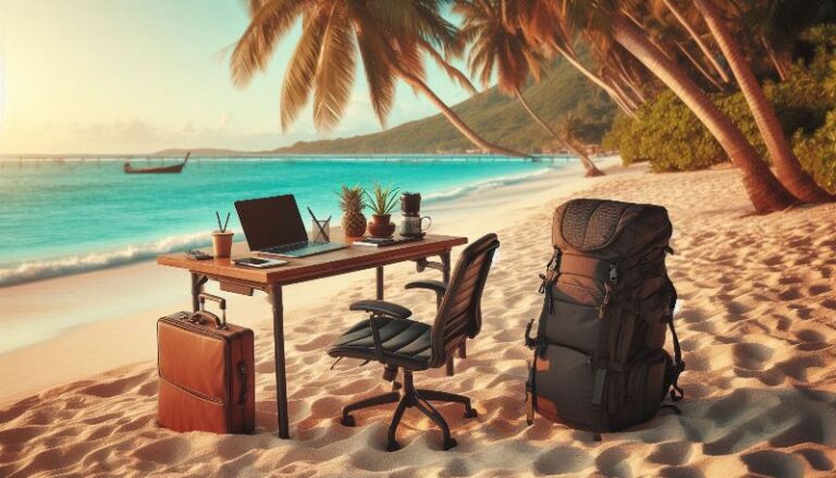 Portable office for Digital Nomads